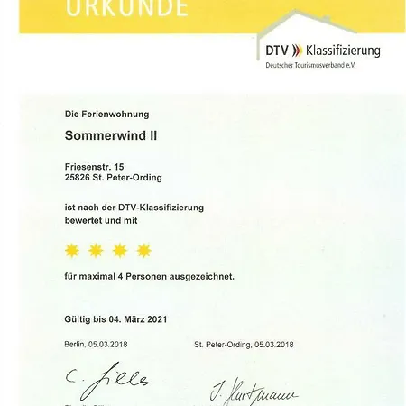 Haus Sommerwind Ii Sankt Peter-Ording